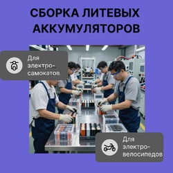 Сборка литевых аккумуляторов
